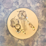 ゆらめくクラゲのピアス／イヤリング
