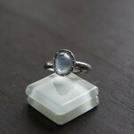 アクアマリン　ネストリング　SILVER925