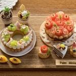 ☆palm miniature ☆秋スイーツ②シャルロットケーキとリースタルト