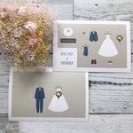 ¥35 ゲストカード 20枚 芳名帳 結婚式