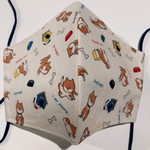 送料無料꙳★*ﾟ秋用マスク/大人用/プレゼントにも/犬柄/かわいい/冬用/爽やか/手作りマスク/ハンドメイド/犬マスク#イヌ#柴犬