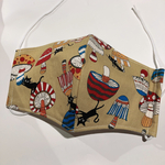 送料無料꙳★*ﾟ秋用マスク/大人用/プレゼントにも/猫柄/かわいい/冬用/爽やか/手作りマスク/ハンドメイド/猫マスク#猫#ねこ