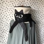 K様専用ページ。連れて歩く黒ネコのスヌード