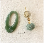 No.E229 お洒落ミントグリーン✩︎⡱お洒落ピアス / イヤリング