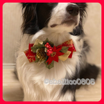 【数量限定】クリスマスver(レッド)リボンチョーカー/首輪/犬/猫/christmas