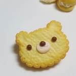 再販３＊くまちゃんクラッカークリームサンド☆ブローチ