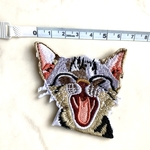 猫ちゃん刺繍ワッペン♡アップリケ　アイロン　1点