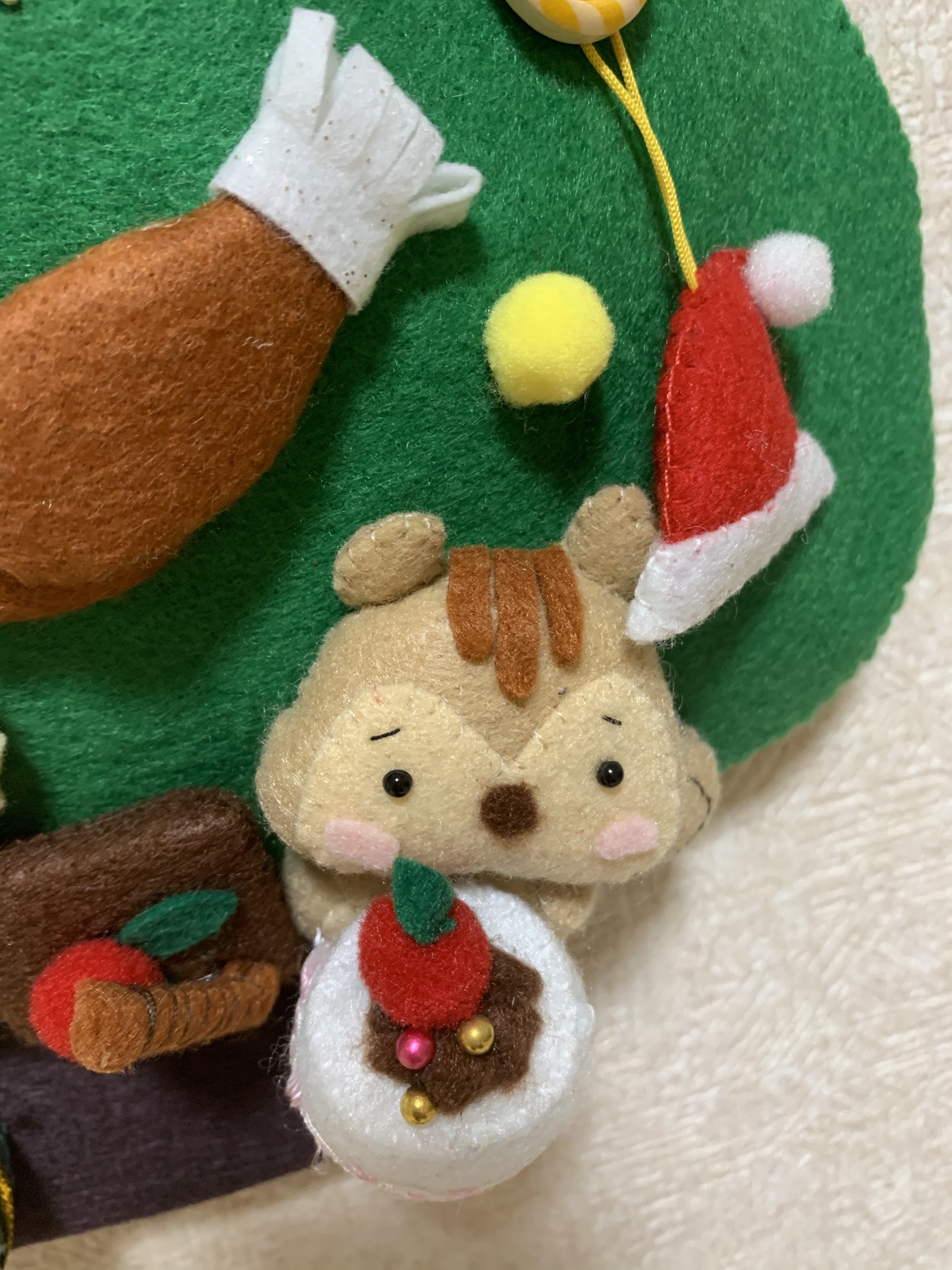 フェルト クリスマスリース - ringoremon GALLERY | minne byGMO