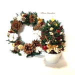 ＊イルミネーション＊  クリスマス クリスマスツリーと リース のセット  クリスマスツリー  クリスマスリース 大王松の 松ぼっくり  ウィンターリース