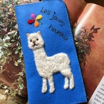 🦙felt de patchworkアルパカのペンケース🦙