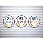 お名前ワッペン　－BASE BALL－　チーム名もOK！