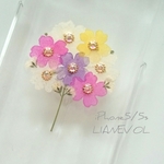 iPhone5、5s用 押し花のiPhoneケース - bouquet - First love