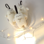 ゆきぐにネコのクリスマスオーナメント