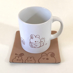 くぅもんせのマグカップ&コースターセット