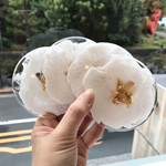 白レジンコースター　ギフト　レジン雑貨　