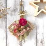 プリンセスのミニスワッグ8💐ピンクパープル✳︎ヘリクリサムとセロシア