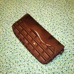ハンドメイド＊通帳も入る大容量お財布＊長財布＊ラウンドファスナー＊ダブルファスナー＊Wファスナー※チョコレート🍫            