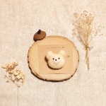 もふくまブローチ 《 milk 》 羊毛フェルト
