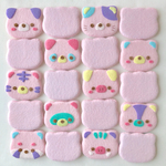 【ボード】動物絵合わせ♡ゆめかわ♡神経衰弱♡フェルト