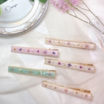 ドライフラワー　スティックヘアクリップ