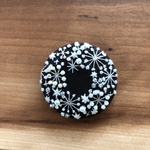 ビーズ刺繍（ヘアゴム/ブローチ）