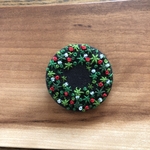 ビーズ刺繍（ヘアゴム/ブローチ）