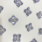  【6pcs ♯4】スモールクリアフラワーパーツ