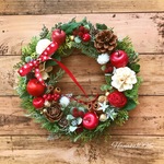 Mika様ご注文のお品です♡林檎のクリスマスリース