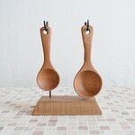 木製計量スプーン・大さじ・小さじとフックのセット(minnne限定・6セットのみ）
