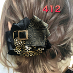 再…販！No.412 クラシカル エレガントな ポニーフック ヘアクリップ ブローチ ピン  ハットピン