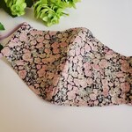 ✩.*˚ハンドメイド リバティ「チャイブ スモーキーピンク」布マスク