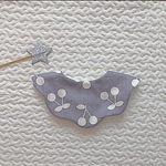 new◯927 cherry ハンドメイド もくもくスタイ グレー