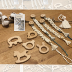 マクラメおしゃぶりホルダー✵歯固めホルダー