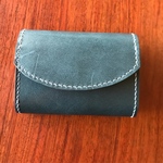 栃木レザーレザーで作った三つ折り財布