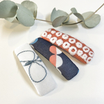 ミナペルホネンஐ 刺繍のパッチンピン 3点セット ⑅◡̈*キッズ&ベビー✦ฺプレゼントにも