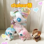 chaleur様のぬいぐるみ達