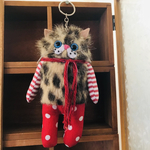 851❤️ふわもこミケ猫chanチャームストラップ