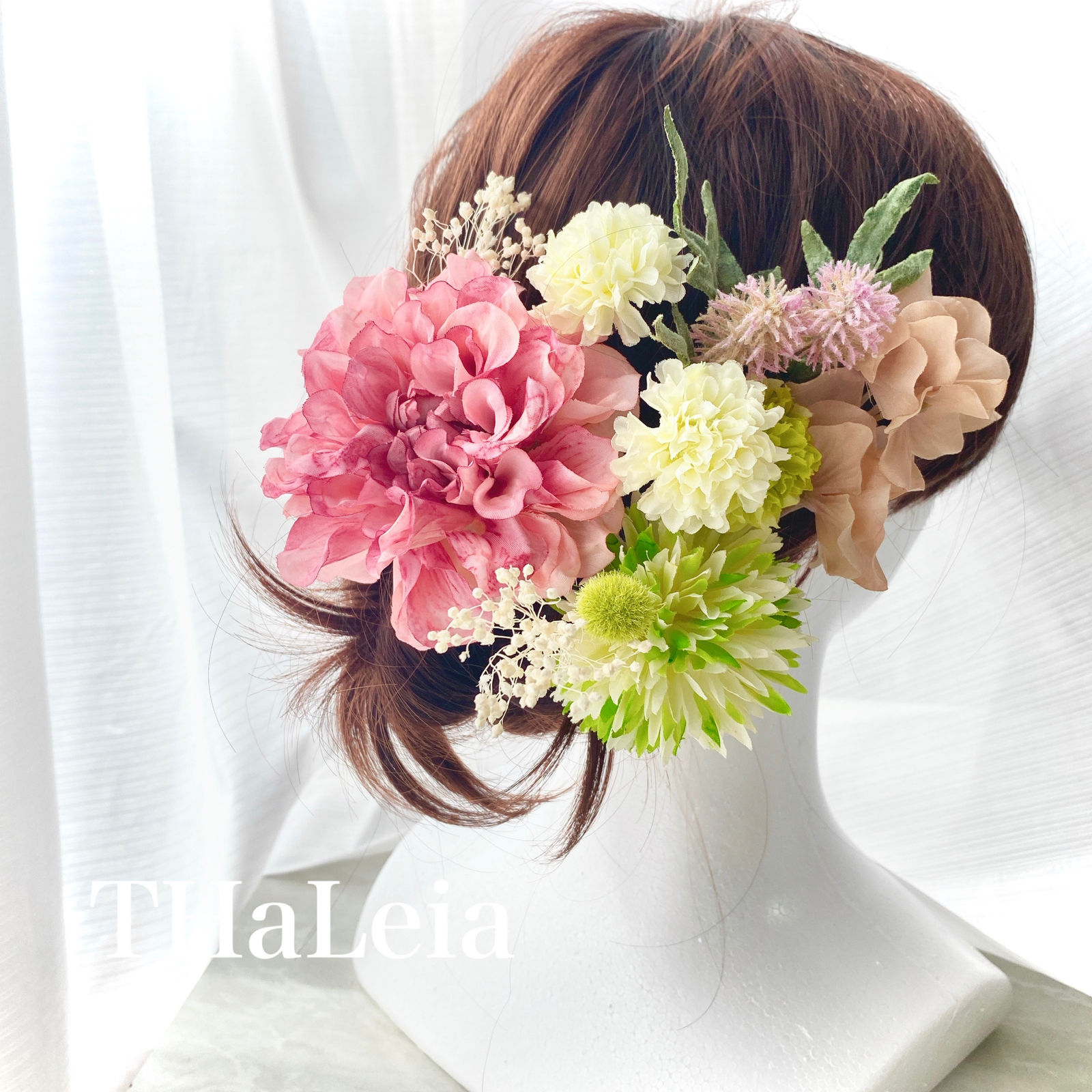 送料無料❣️結婚式＊成人式｜ダリア、紫陽花、ピンポンマム