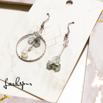 Larkspur シルバー　アシンメトリーピアス　
