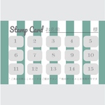 100枚 両面 スタンプカード ポイントカード