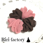 べびー💗もこもこ✨ふわもこシフォンシュシュ❤ショコラ🍫ミックス🍓(ショコラ×いちご🍓)