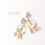 bohemian earring -ocher
