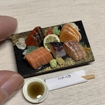 お刺身 五種盛り　黒塗り台　A