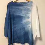 藍染　オーバーサイズTシャツ