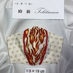 ハンドメイド　大人用　立体型マスク　和柄