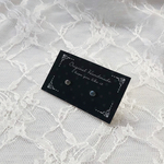 再販8♡2.5mm♡極小‼︎ クリア オーロラ♡ガラスの樹脂ピアス