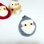 🎅ぽてっと サンタ（グレー）✨🎄✨