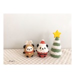 パンダ親子のクリスマス