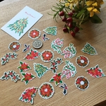 クリスマスフレークシール