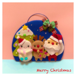 フェルトリース小【クリスマス】